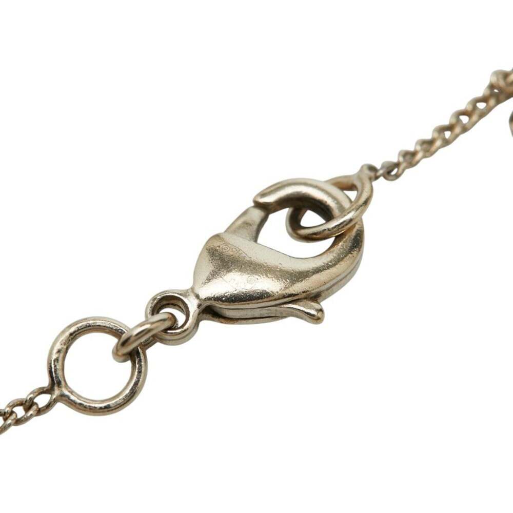 CHANEL Gold Pearl Logo Charm Bracelet - Picture 5 of 7